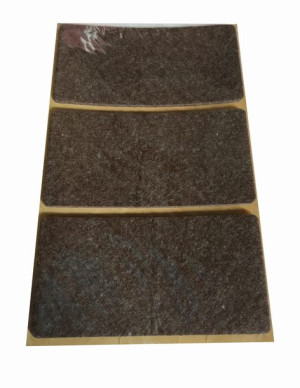 Podkładka filcowa brąz, 50X100mm, 3 szt.
