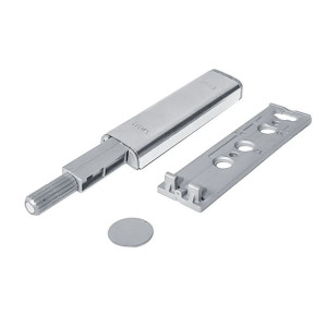 Odbojnik PUSH LATCH TITUS, Prosta płytka montażowa, mocny + magnes