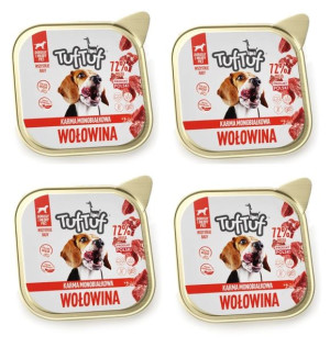 Bult Tuf Tuf Pasztet Karma Psa Wołowina 300gx4