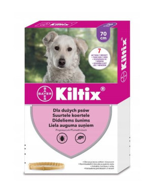 KILTIX Obroża na pchły i kleszcze, duży pies, 70 cm