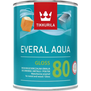 Emalia Akrylowa Everal Aqua Gloss 0,9L Baza-A Tikkurila