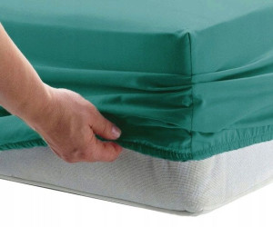 Prześcieradło Jersey Z Gumką 140x200 Cm M-zieleń