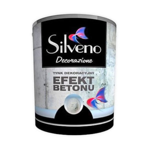 Tynk Dekoracyjny Efekt Betonu 4kg Silveno