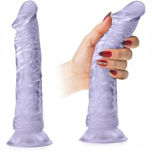 Sprężyste Dildo Na Przyssawce Żelowy Penis Członek