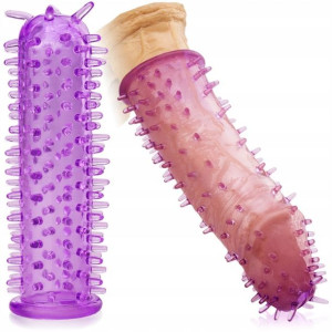 Stymulująca Nakładka Z Wypustkami Nasadka Na Penis