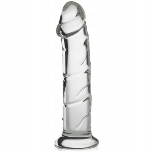 Szklane Dildo Penis Elegancki Sex Gadżet Erotyczny