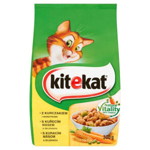 Pakiet 3szt KITEKAT KURCZAK Z WARZYWAMI 300G