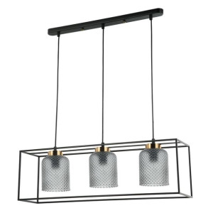 Lampa wisząca SINELLA 3 czarna