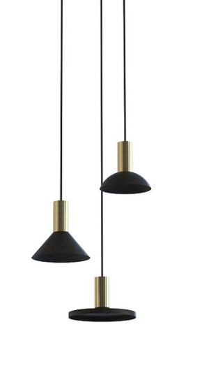 Lampa wisząca HERMANOS III czarny