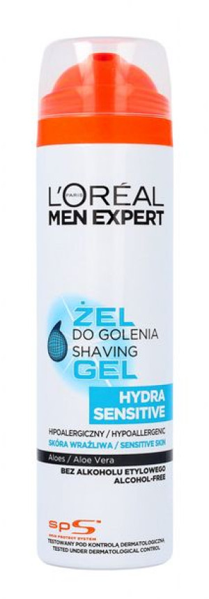Loreal Men Expert Hipoalergiczny Żel do golenia 200ml