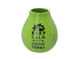 Matero Ceramico LUKA GREEN 350 ml z logo MATE GREEN