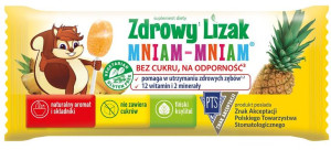 Zdrowy lizak MNIAM-MNIAM - ANANAS - 1szt (6g)