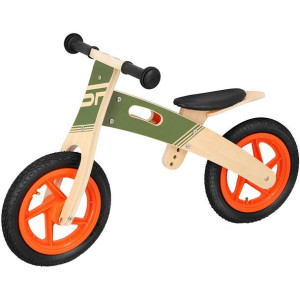Rowerek biegowy spokey woo ride duo pomarańczowo-zielony 940905