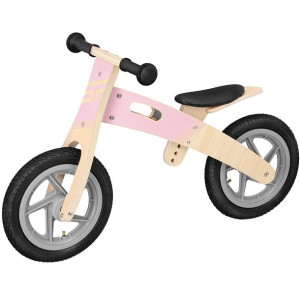 Rowerek biegowy spokey woo ride duo szaro-różowy 940904