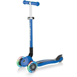 Hulajnoga 3-kołowa smj globber primo foldable lights racing niebieska 434-1