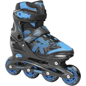 Łyżworolki roces jokey 3.0 boy czarno-niebieskie 400845 01