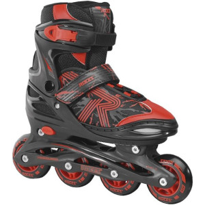 Łyżworolki roces jokey 3.0 boy czarno-czerwone 400845 02