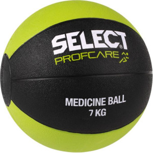 Piłka lekarska select 7 kg 2019 czarno-limonkowa 15737