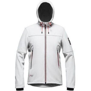 Kurtka męska softshell ozoshi shimoda jasnoszara o21f003