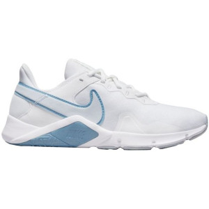 Buty damskie nike legend essential 2 biało-niebieskie cq9545 101