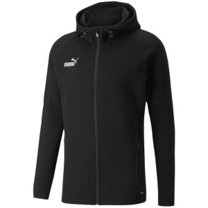 Bluza męska puma teamfinal casuals hooded jkt czarna 657383 03