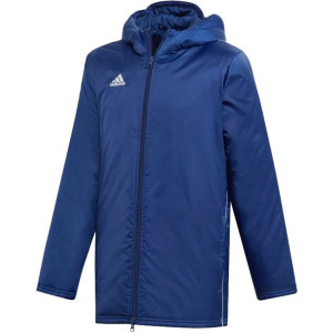 Kurtka dla dzieci adidas core 18 stadium junior granatowa dw9198
