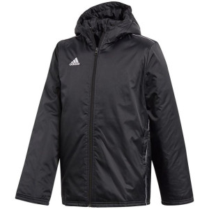 Kurtka dla dzieci adidas core 18 stadium junior czarna ce9058