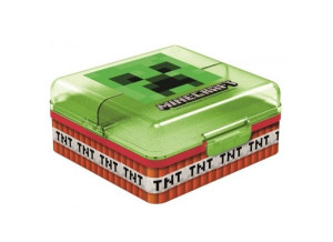 MINECRAFT śniadaniówka lunchbox z 3 przegródkami