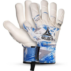 Rękawice bramkarskie select 88 pro grip 2019 negative cup biało niebieskie