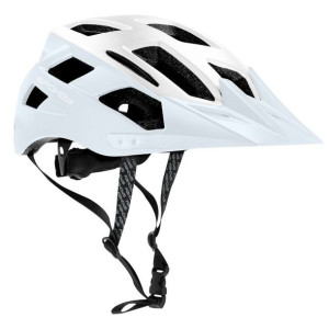 Kask rowerowy z oświetleniem spokey pointer biały l 941261