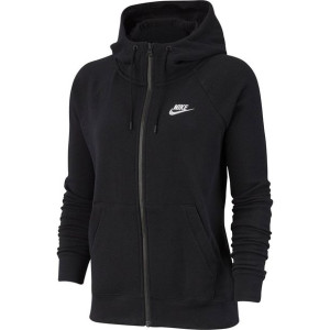 Bluza damska nike essentials hoodie fz flc czarna bv4122 010
