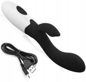 Wibrator 30 Funkcji Podwójna Wibracja Ładowany Usb