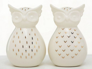Latarenka ceramiczna - sowa Jacinda (wzór do wyboru)