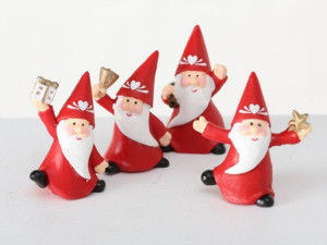 Kpl. 4 Figurek Mikołaj (wzór do wyboru)