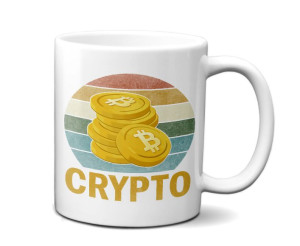 Kubek 300ml dla Fana Kryptowalut Crypto BTC v28