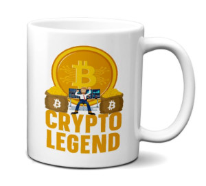 Kubek 300ml dla Fana Kryptowalut Crypto BTC v23