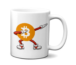 Kubek 300ml dla Fana Kryptowalut Crypto BTC v9