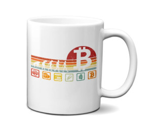 Kubek 300ml dla Fana Kryptowalut Crypto BTC v4