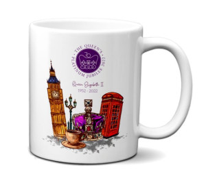 Ceramiczny Kubek Mrapol 300ml Podróże I Love London Londyn UK v4