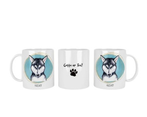 Ceramiczny Kubek Mrapol 300ml Psia Miłość Husky Syberyjski