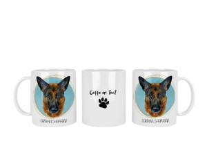Ceramiczny Kubek Mrapol 300ml Psia Miłość Owczarek Niemiecki