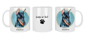 Ceramiczny Kubek Mrapol 300ml Psia Miłość Doberman