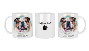 Ceramiczny Kubek Mrapol 300ml Psia Miłość Buldog