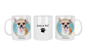 Ceramiczny Kubek Mrapol 300ml Psia Miłość Chihuahua