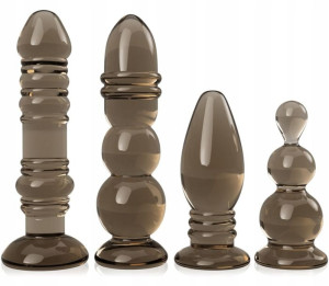 Zestaw Analnych Zabawek 4x Korek Dildo Anal Plug