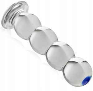 Szklany Penis Analny Kulkowy Sex Dildo Ze Szkła