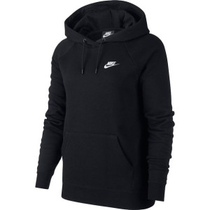 Bluza damska nike essentials hoodie po flc czarna bv4124 010