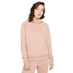 Bluza damska nike nsw essntl flc fnl hoodie jasnoróżowa bv4116 609