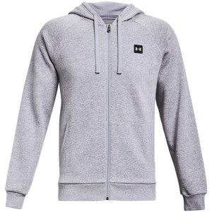 Bluza męska under armour rival fleece fz hoodie jasnoszara 1357111 011