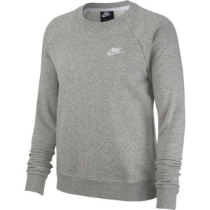 Bluza damska nike essentials crew flc szara bv4110 063